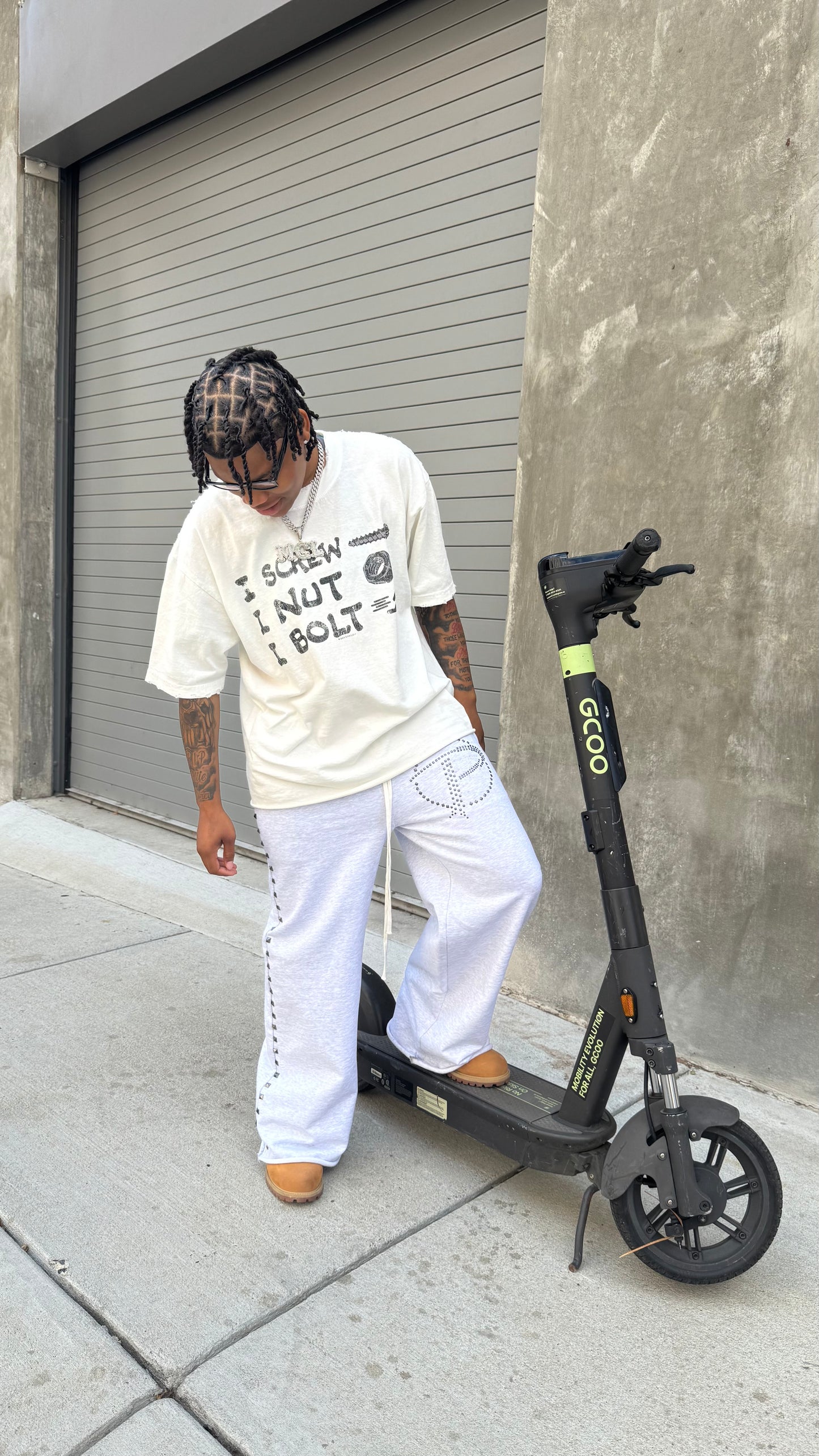 PCLUB LOGO SWEATPANTS